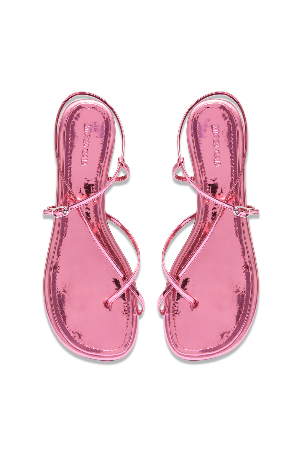 DELLA SANDAL - METALLIC PINK