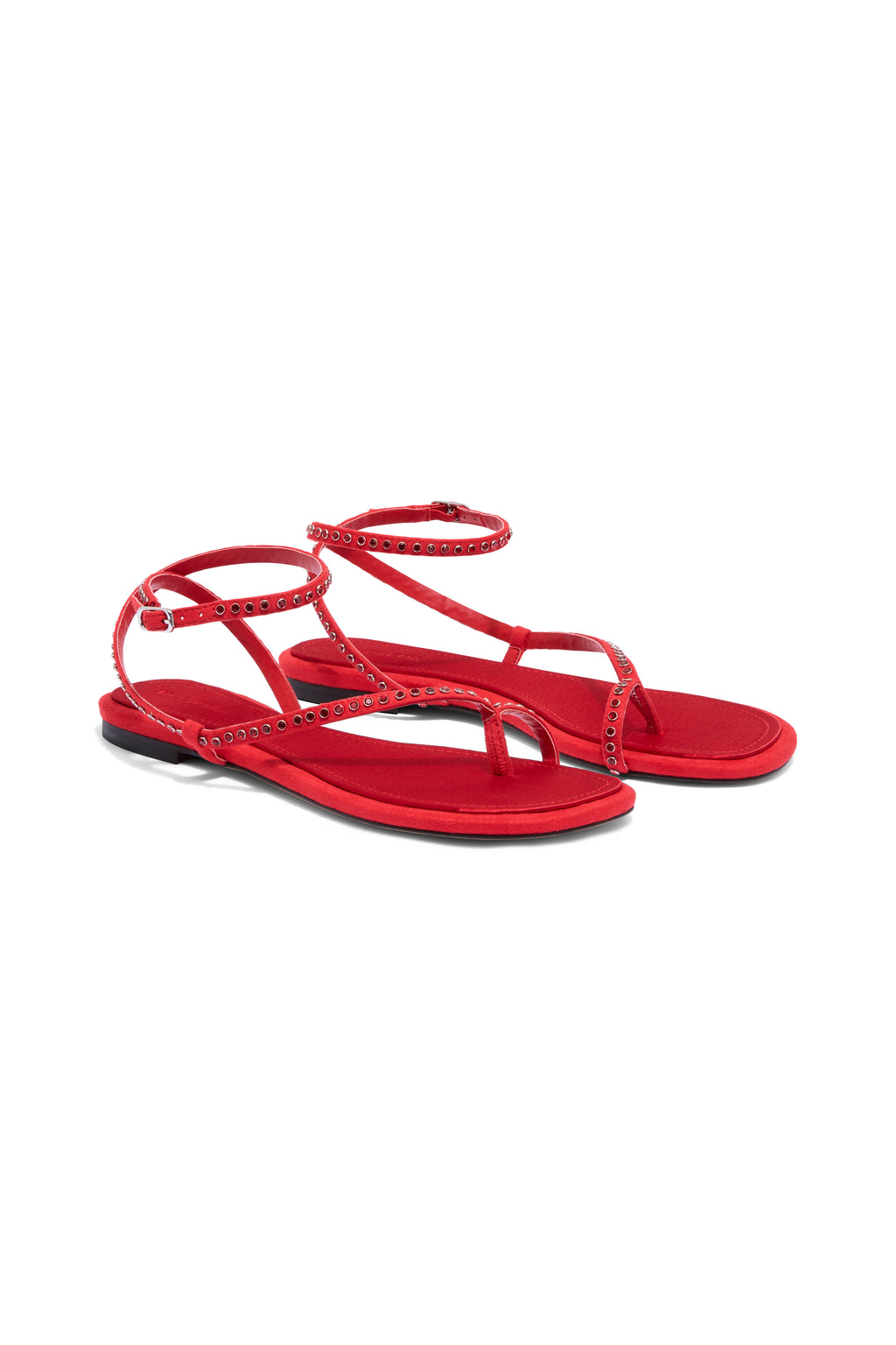 DELFINA SANDAL - RED CRYSTAL
