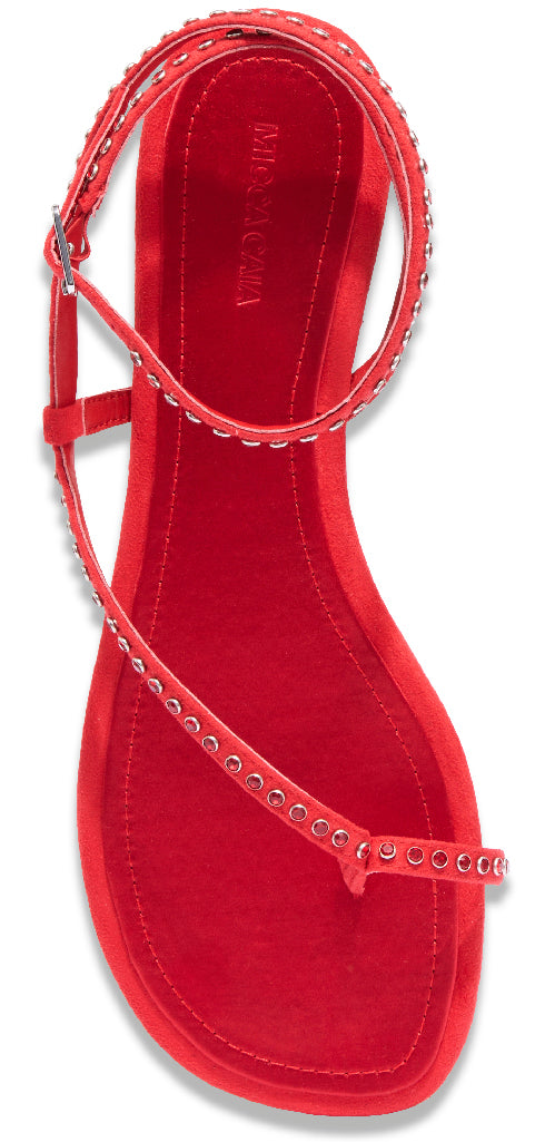 DELFINA SANDAL - RED CRYSTAL